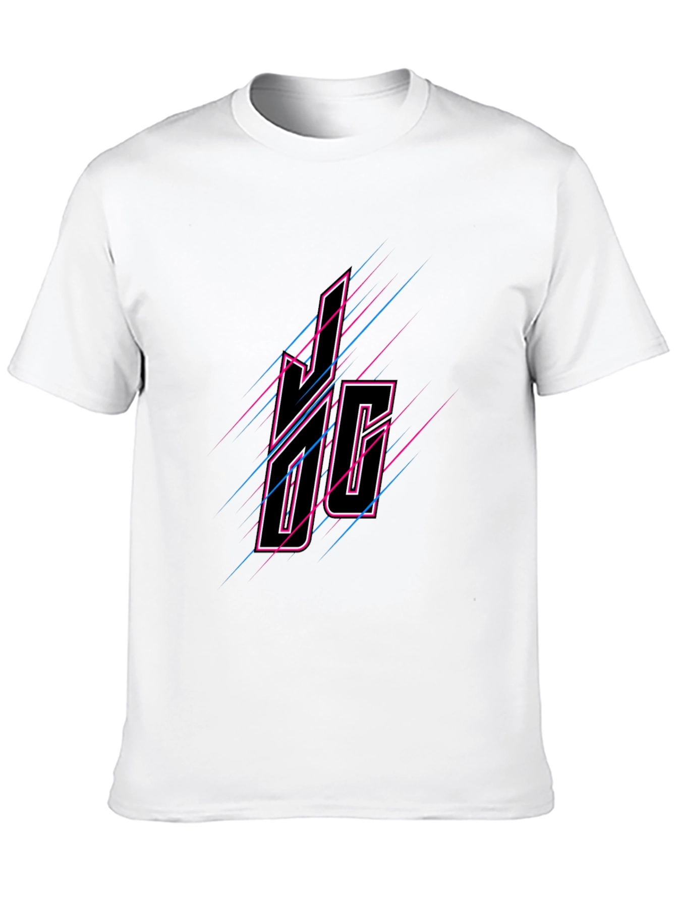 Black JOG Graphic Tee - Casual Cool