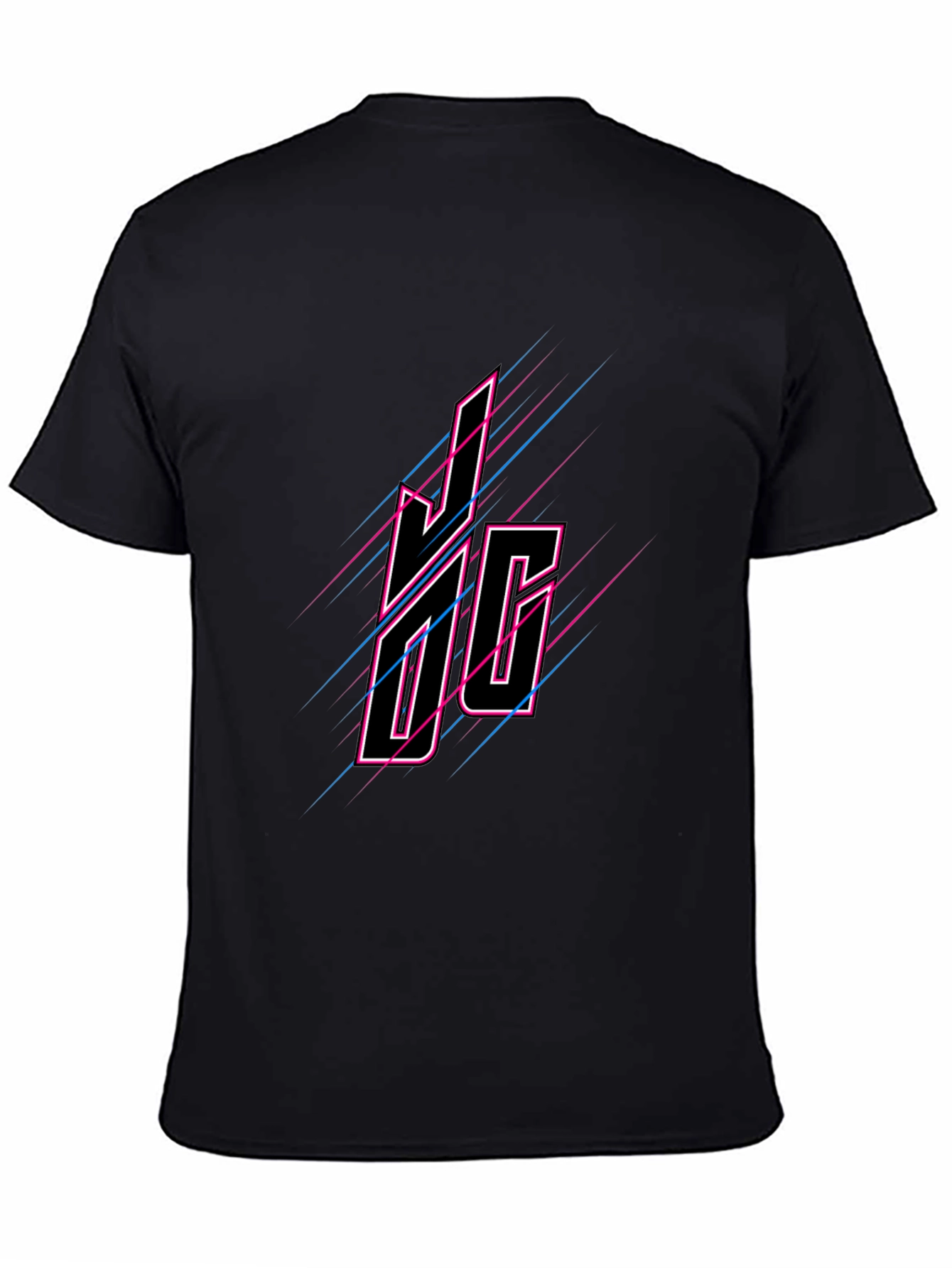 Black JOG Graphic Tee - Casual Cool