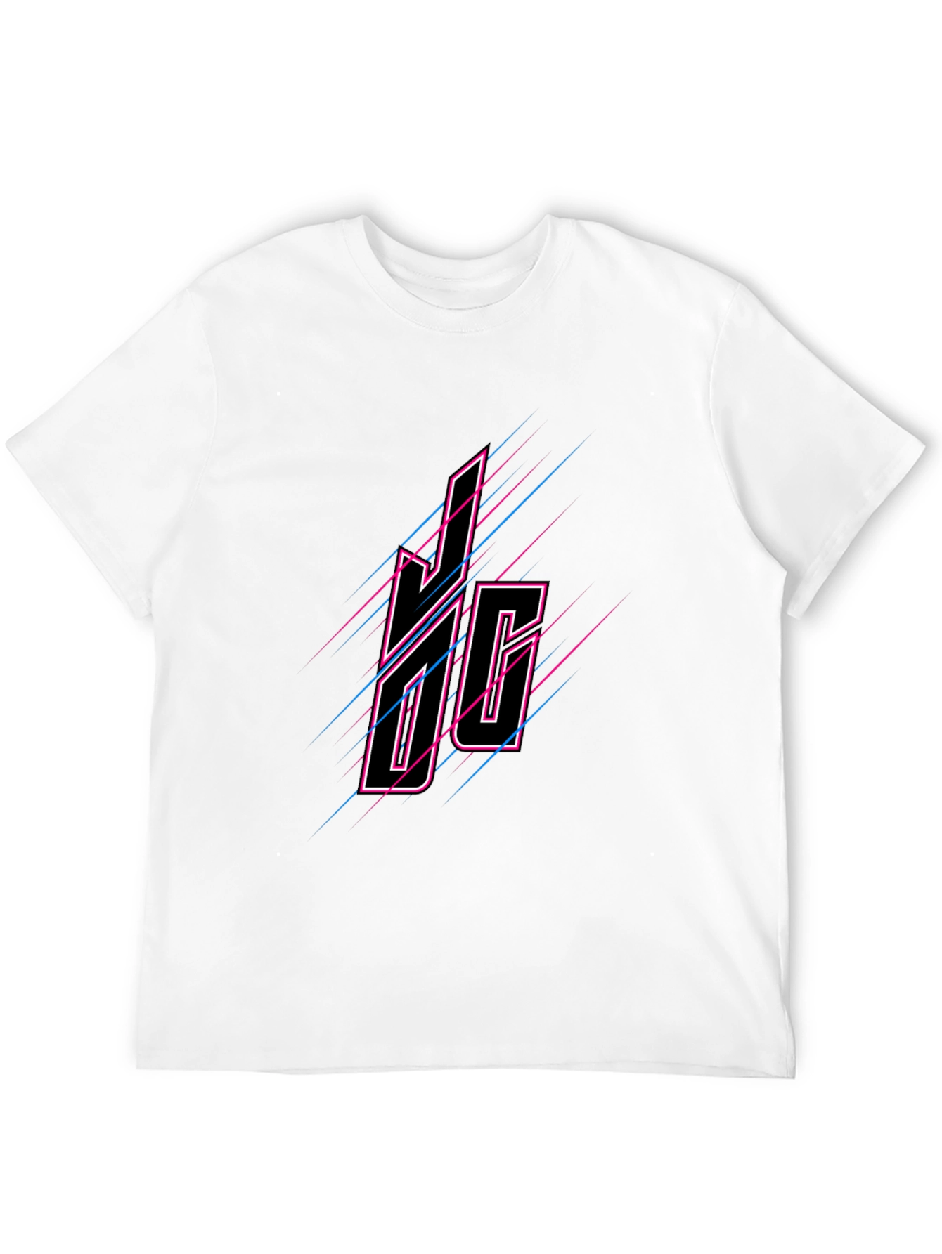 Black JOG Graphic Tee - Casual Cool