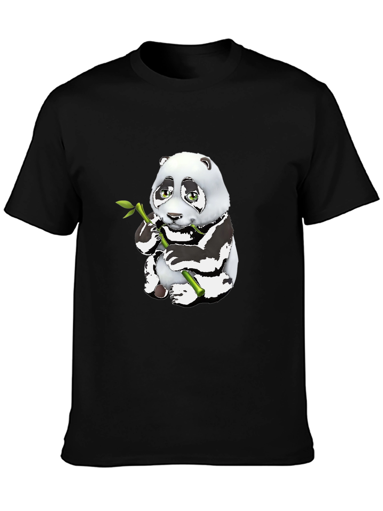 Cute Panda Bamboo T-Shirt