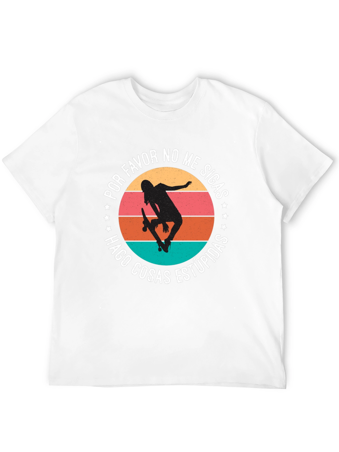 Skateboarder Graphic Tee - Dont Follow Me!