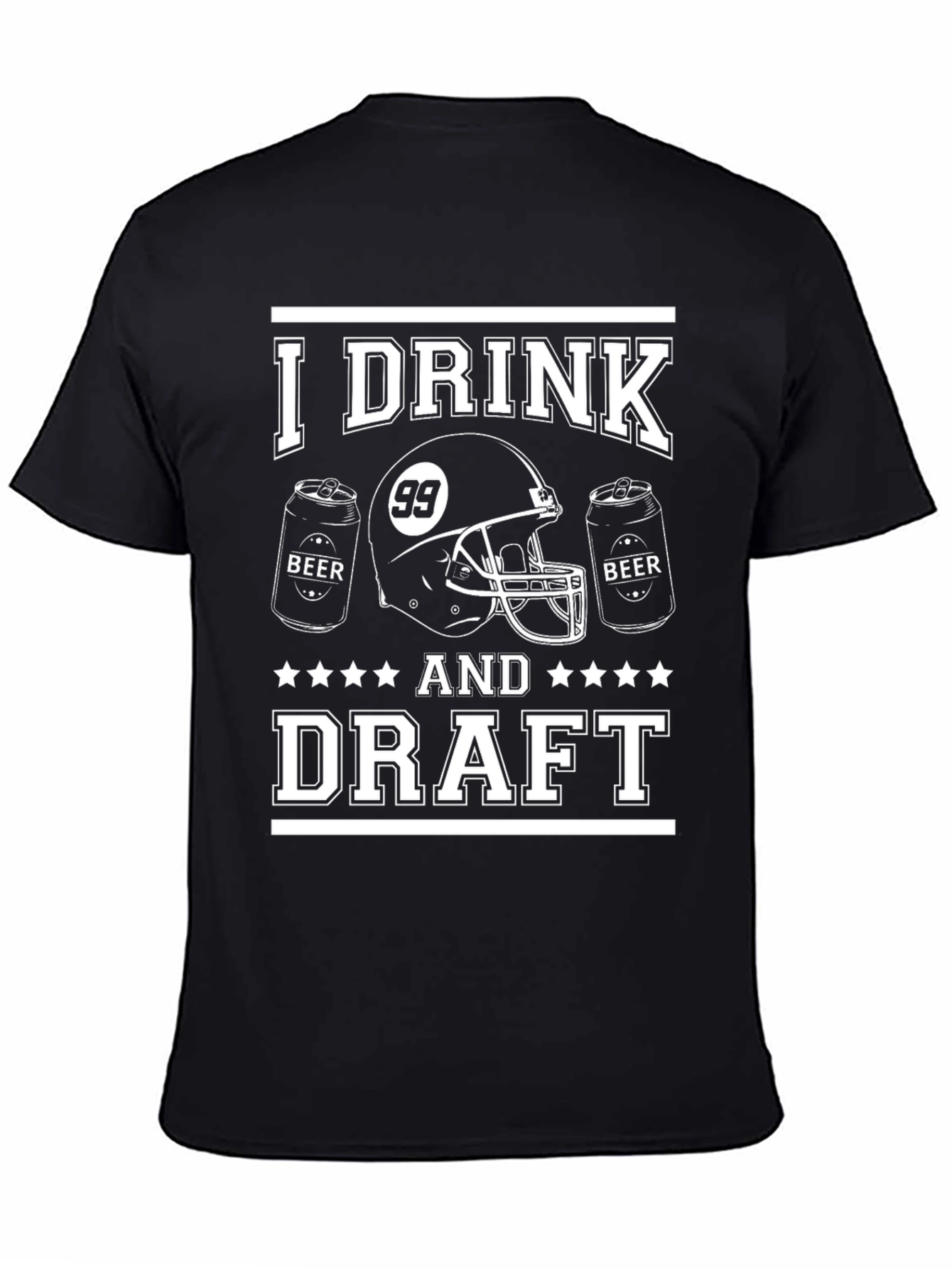 I Drink And Draft Football T-Shirt
