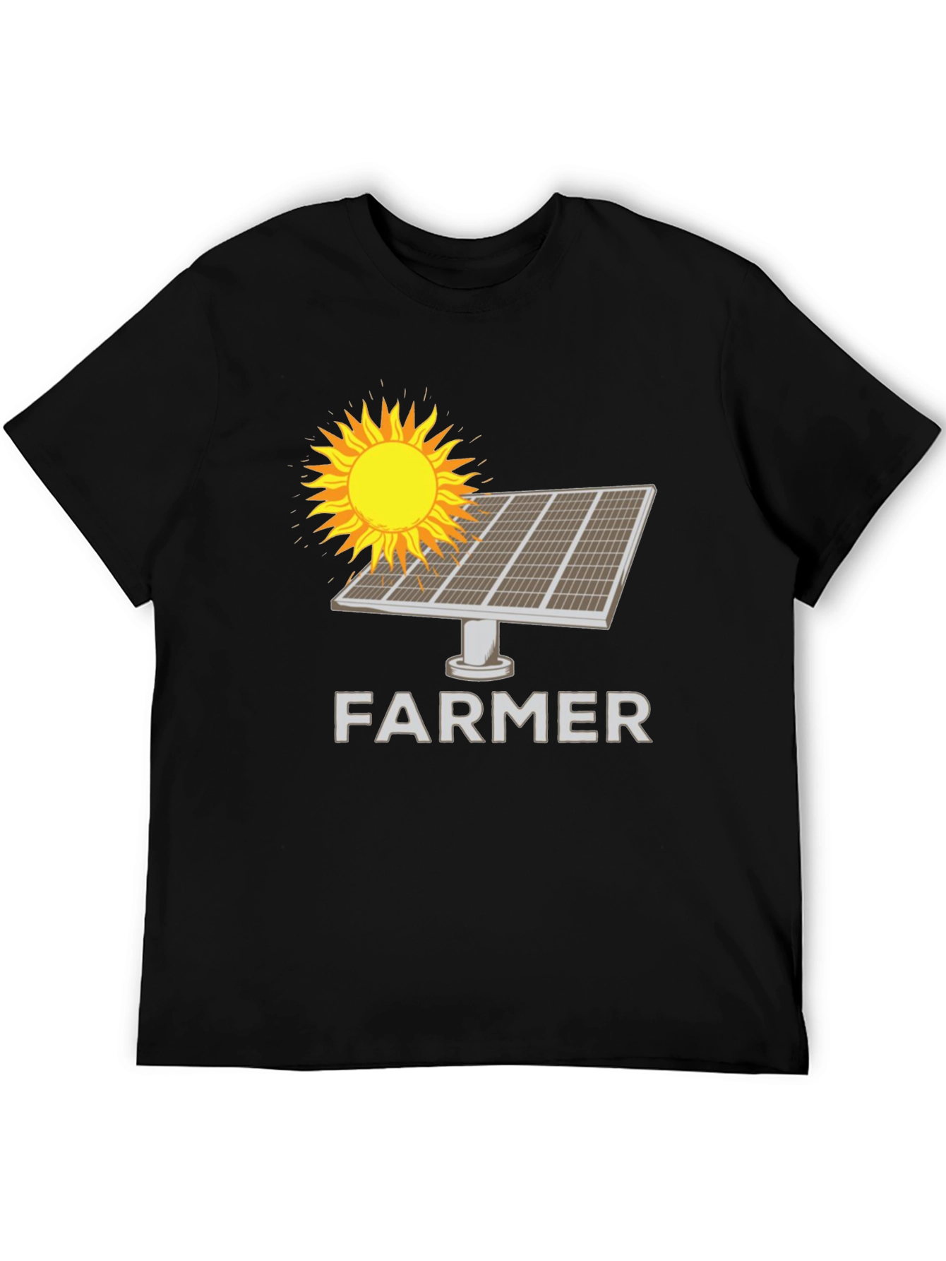 Solar Panel Farmer T-Shirt - Sustainable Agriculture Tee