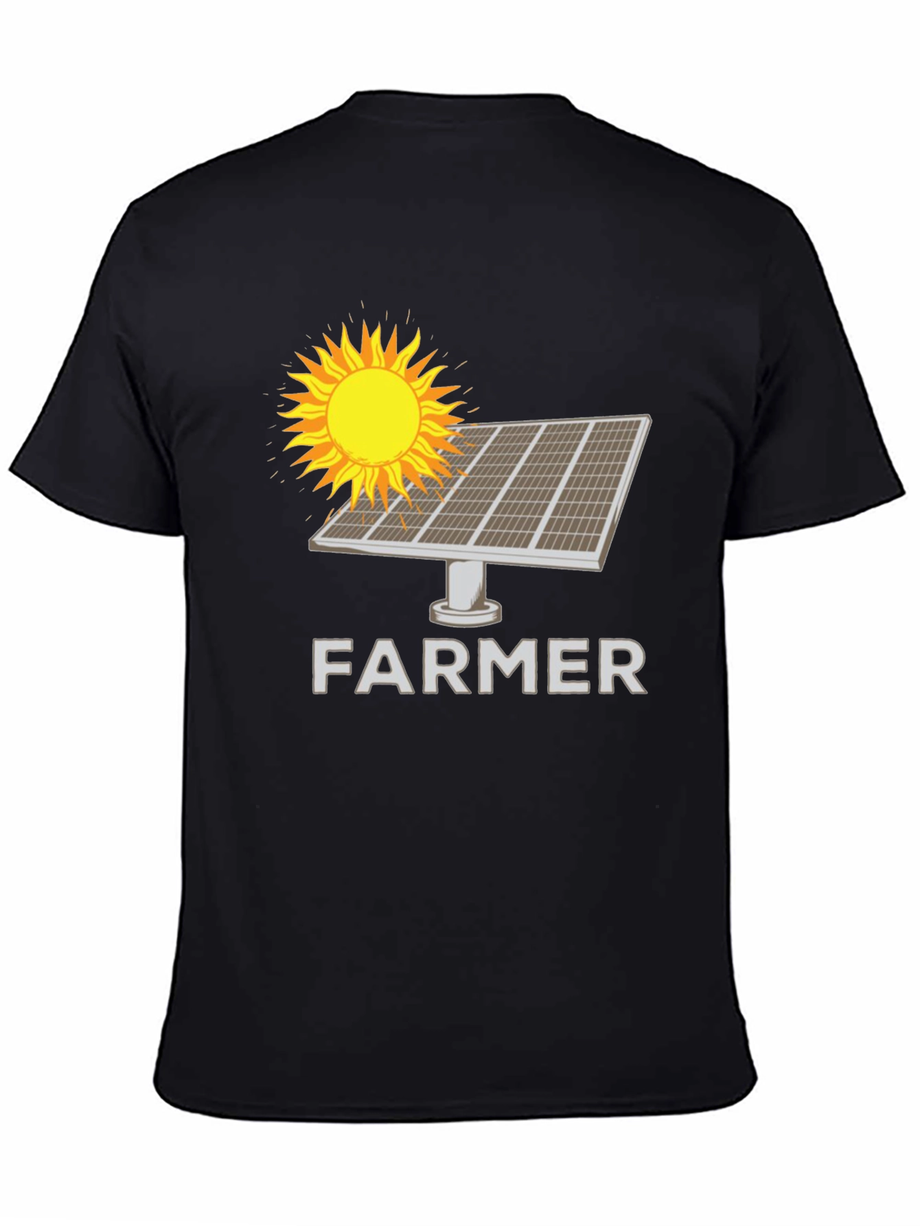 Solar Panel Farmer T-Shirt - Sustainable Agriculture Tee