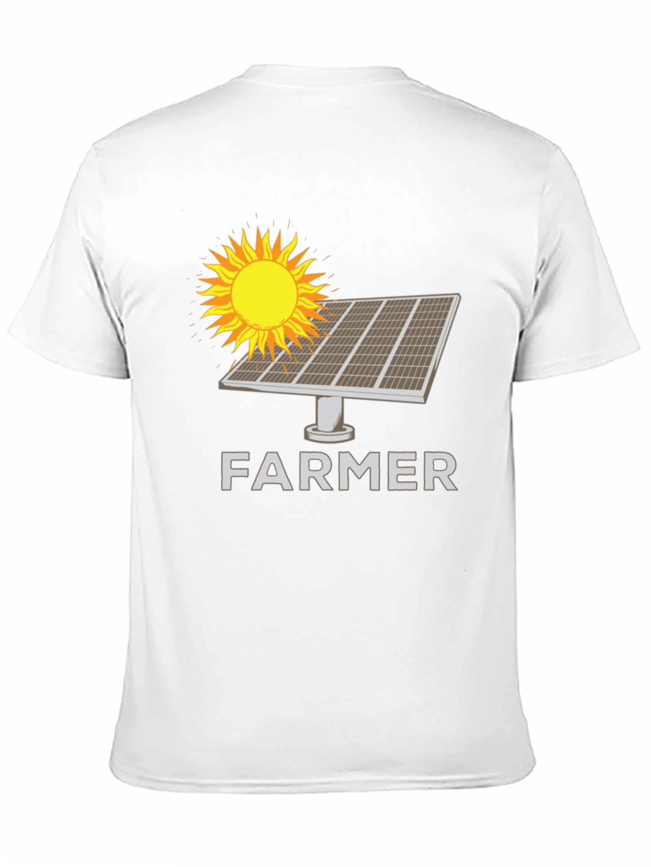 Solar Panel Farmer T-Shirt - Sustainable Agriculture Tee