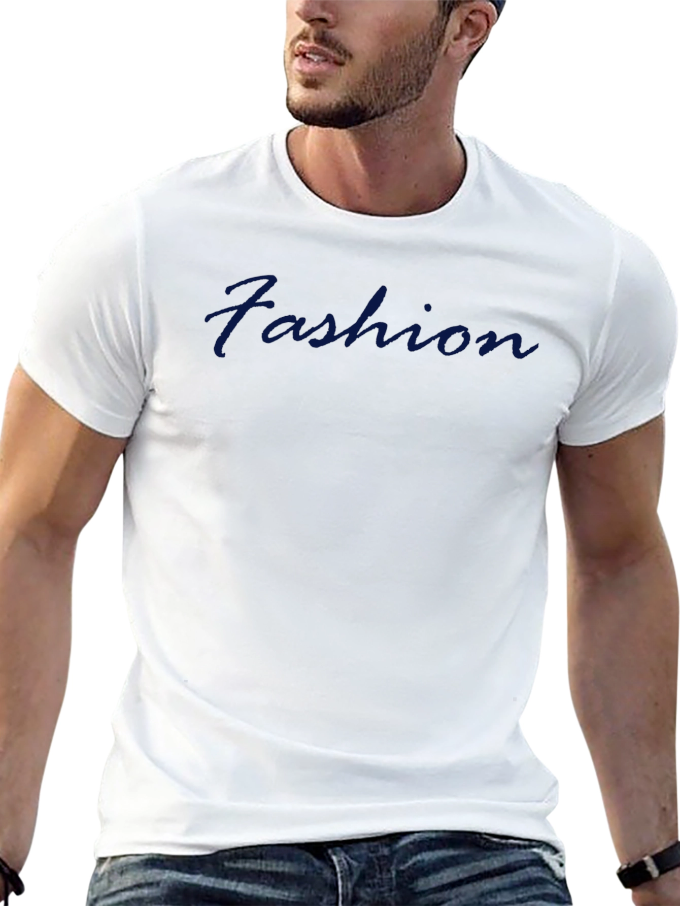 Mens Fashion Crew Neck T-Shirt