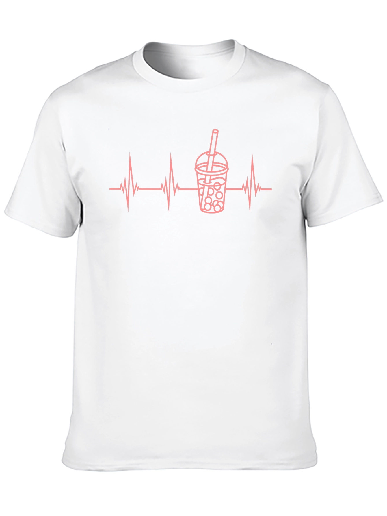 Boba Heartbeat T-Shirt - Novelty Graphic Tee