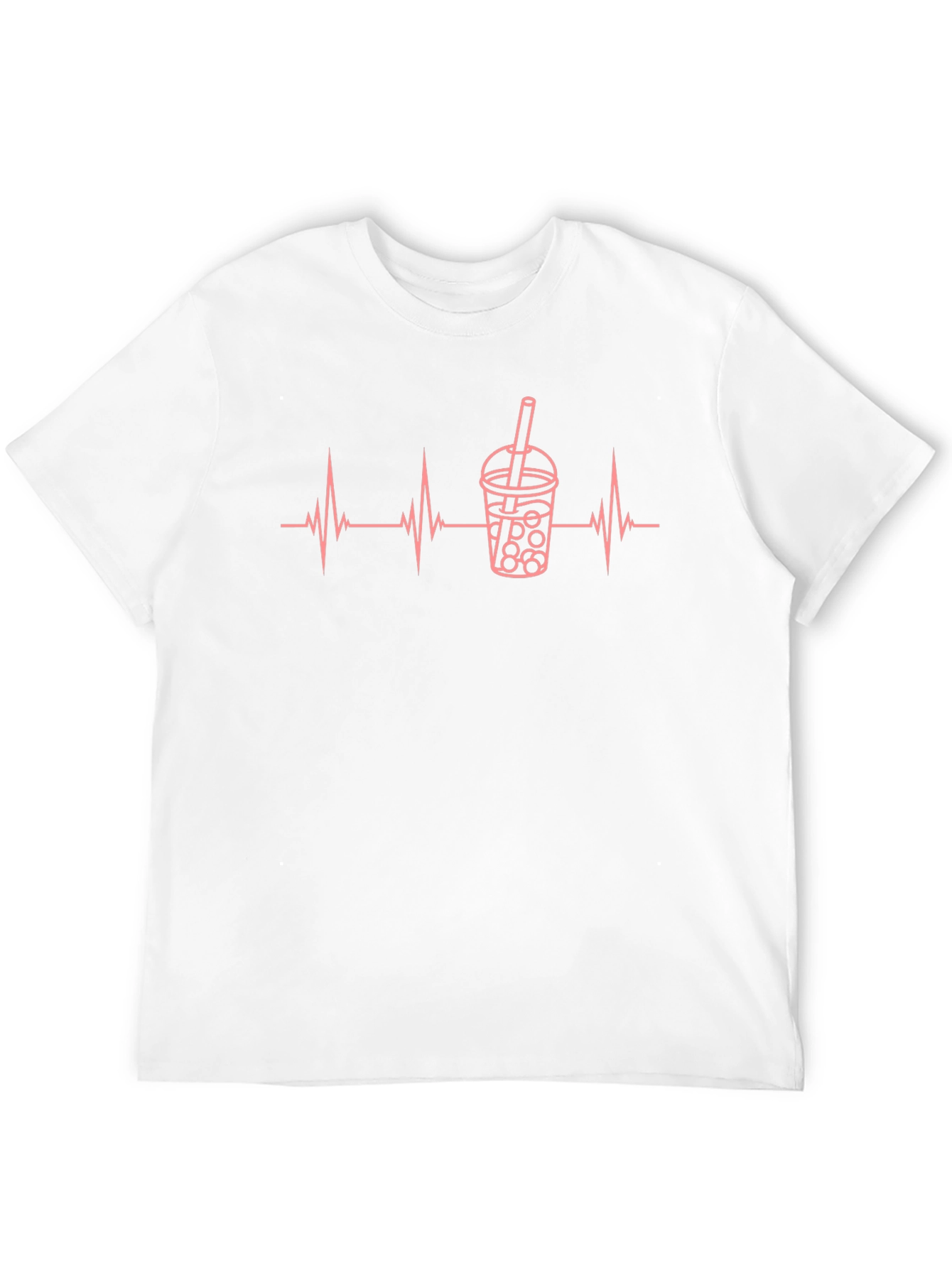 Boba Heartbeat T-Shirt - Novelty Graphic Tee