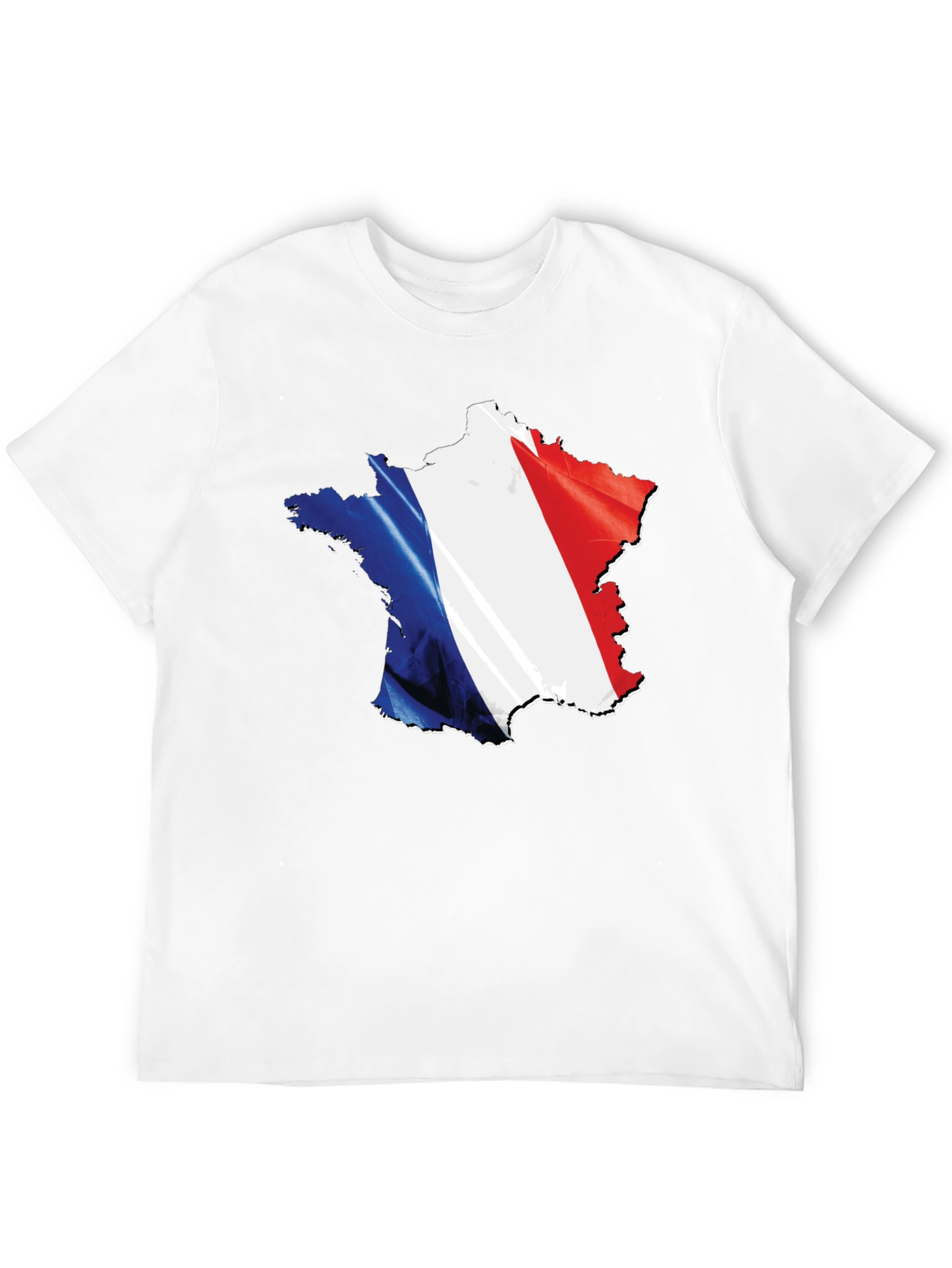 France Flag Map T-Shirt