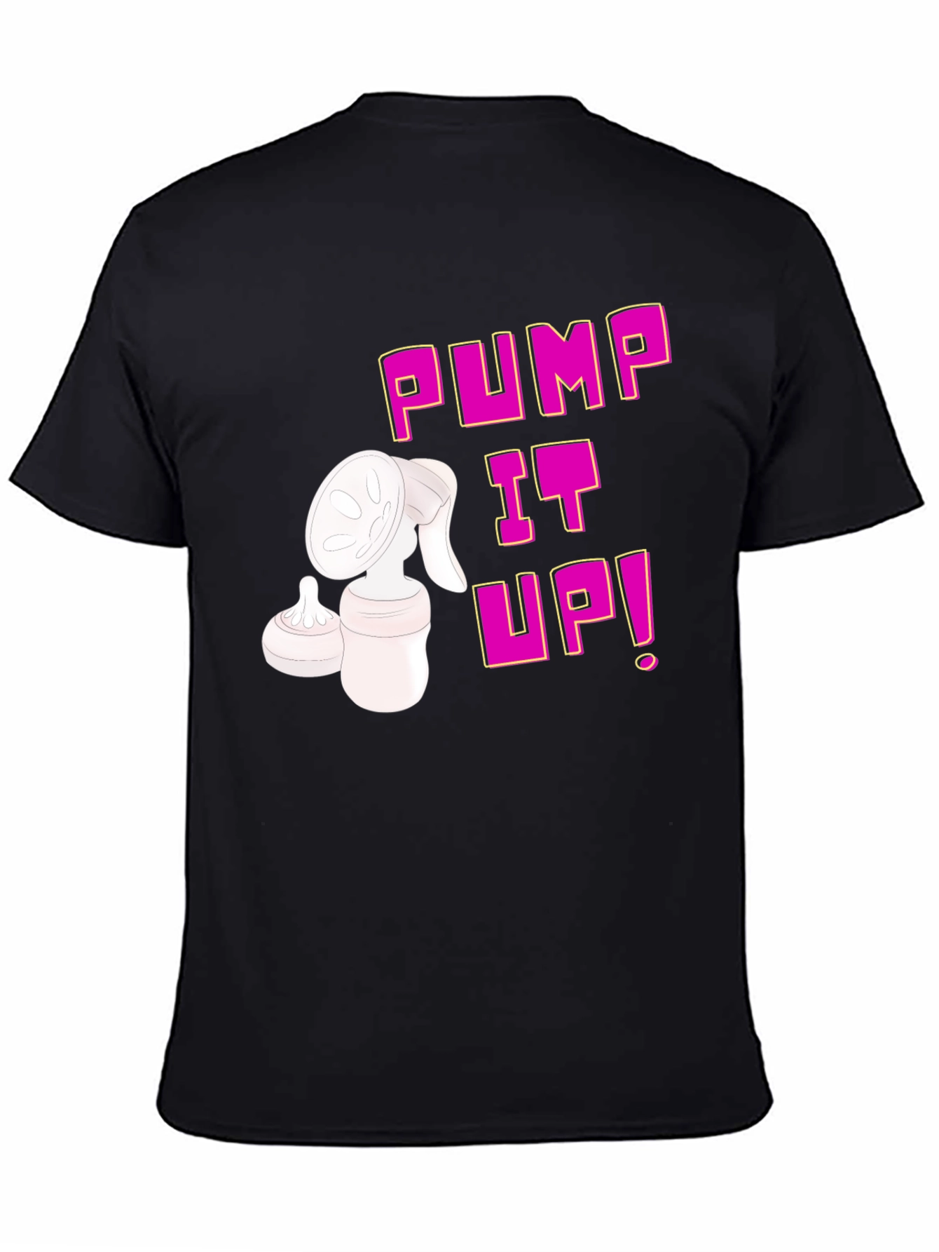 Pump It Up! Breastfeeding T-Shirt - Black