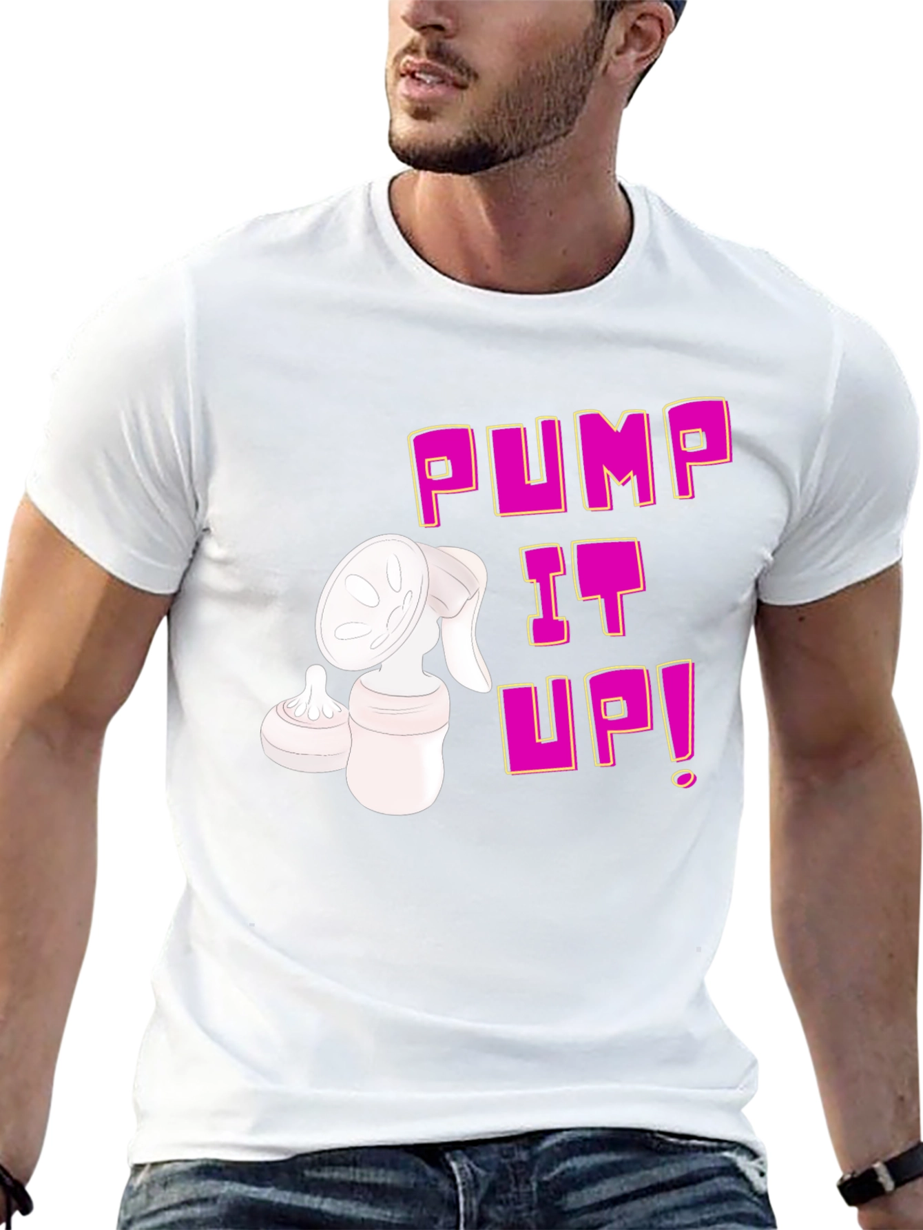 Pump It Up! Breastfeeding T-Shirt - Black