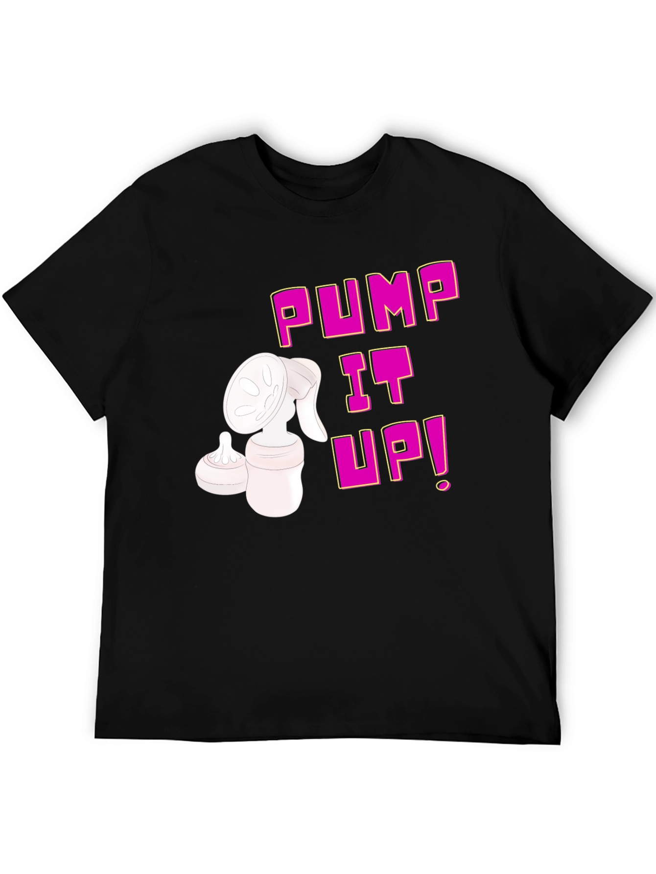 Pump It Up! Breastfeeding T-Shirt - Black
