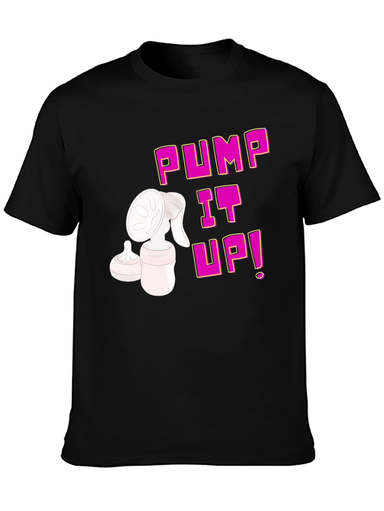 Pump It Up! Breastfeeding T-Shirt - Black