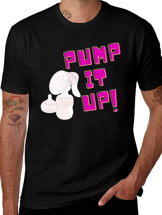 Pump It Up! Breastfeeding T-Shirt - Black