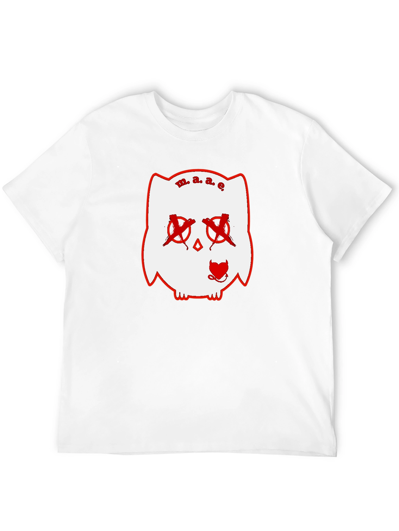 Unique Graphic Print Black T-Shirt