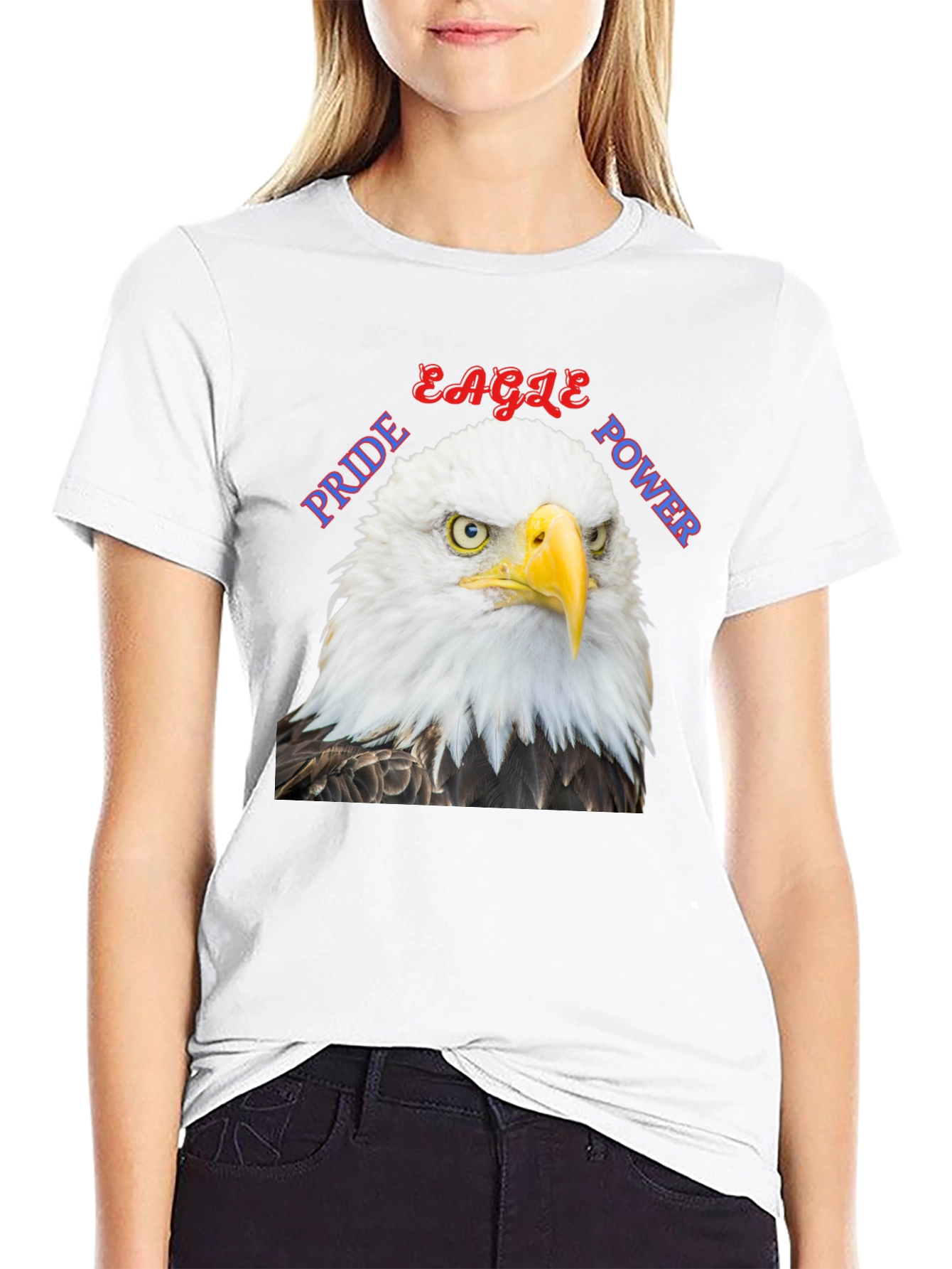 Eagle Pride Power Graphic T-Shirt - Patriotic Design
