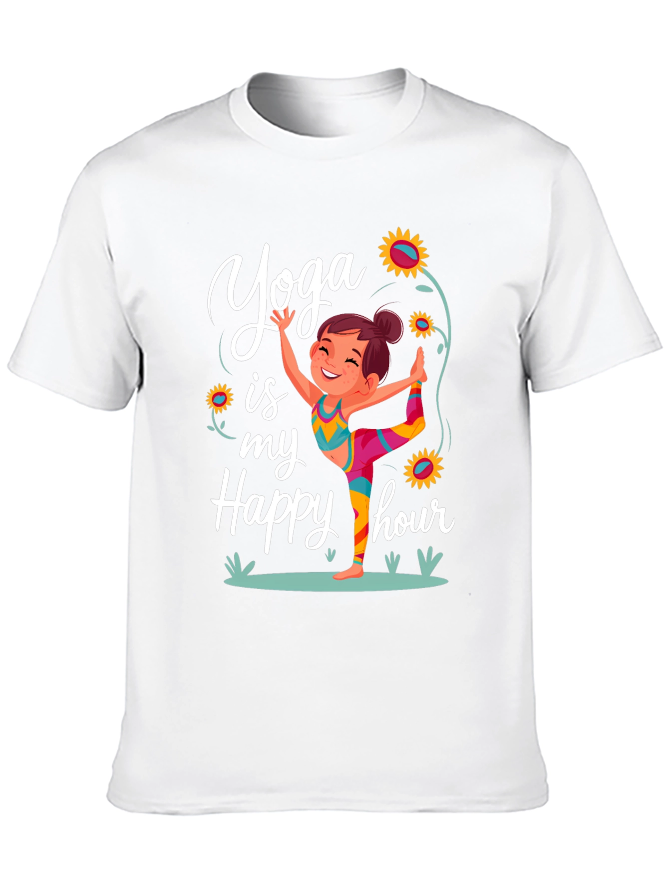 Yoga Is My Happy Hour Graphic Tee