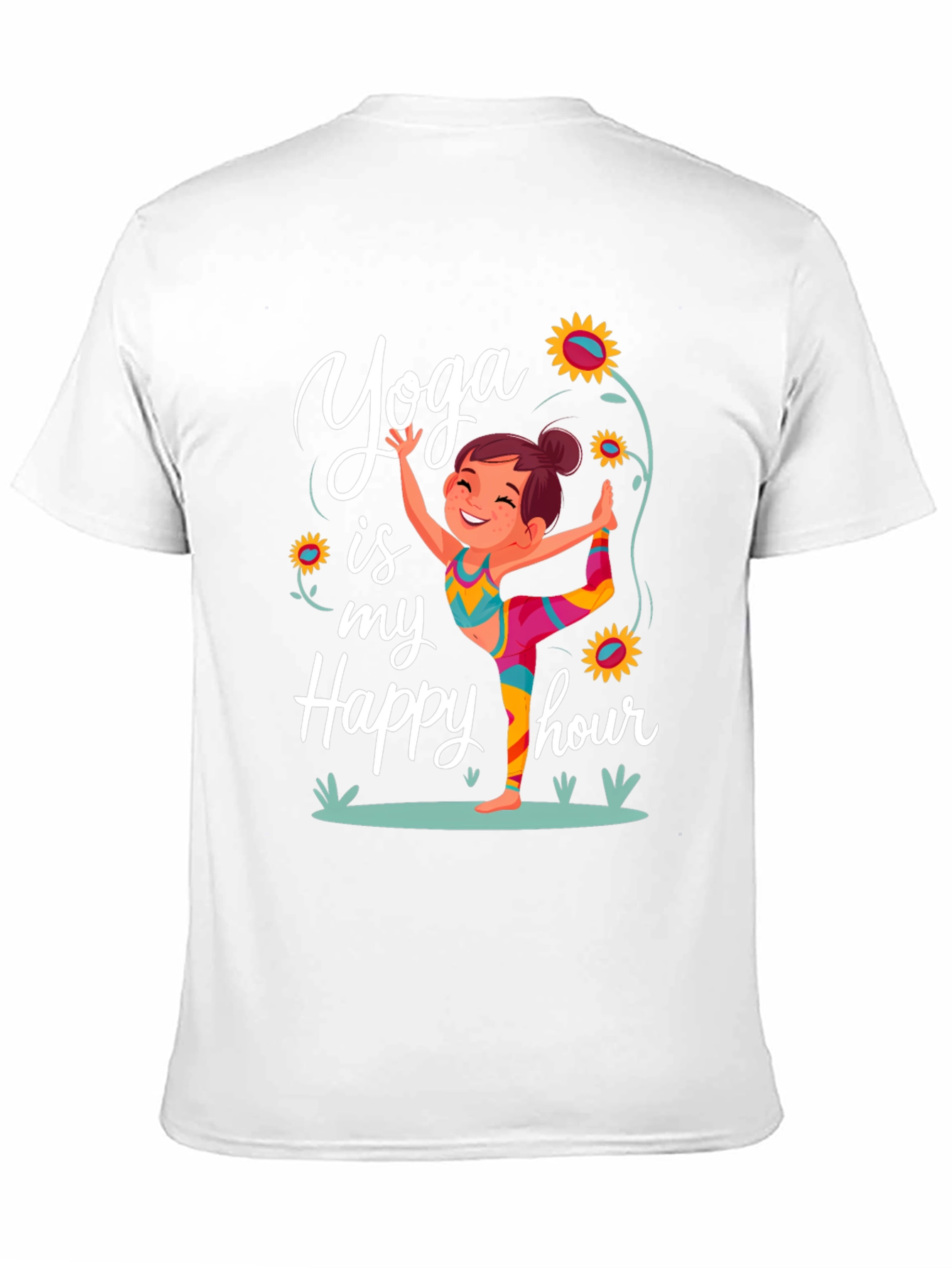 Yoga Is My Happy Hour Graphic Tee
