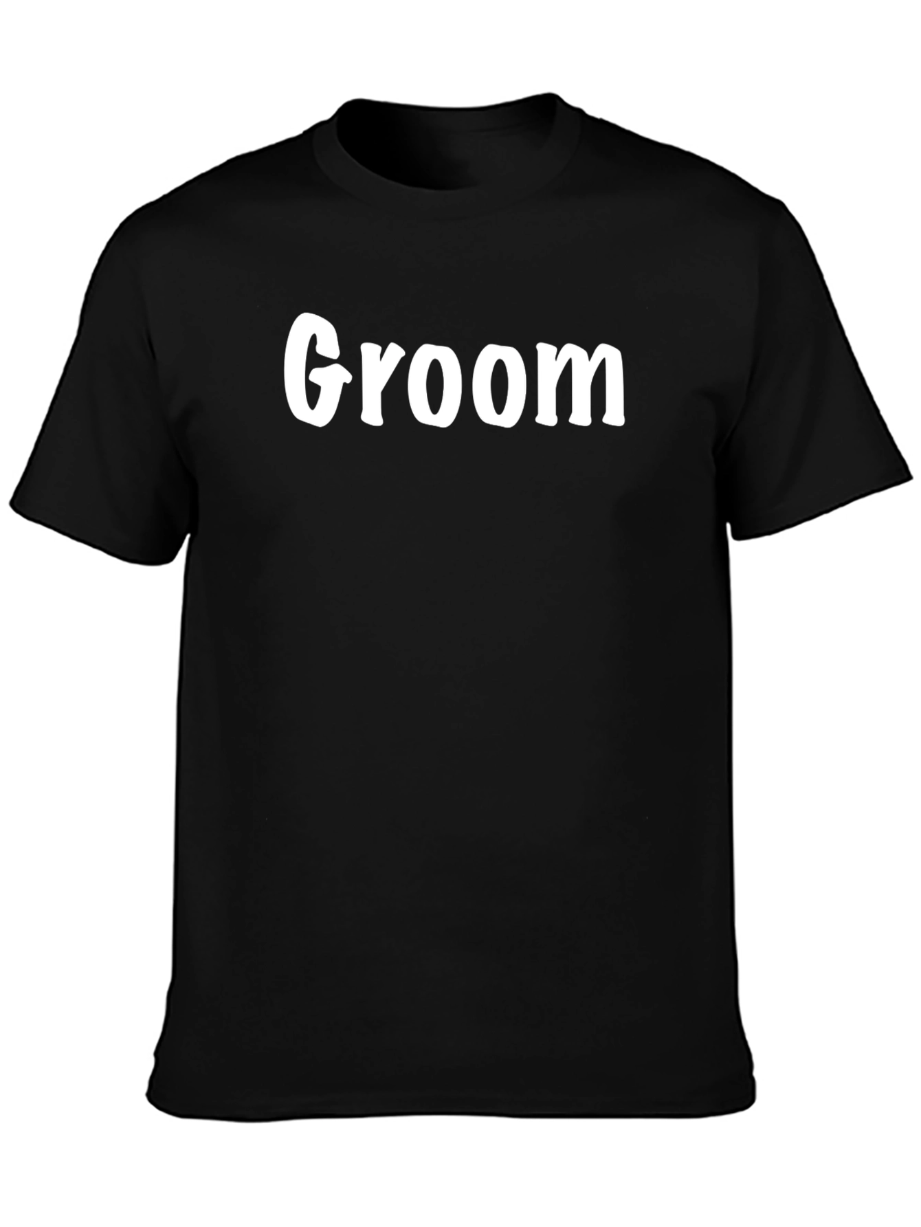 Groom Crewneck T-Shirt Wedding Bachelor Party