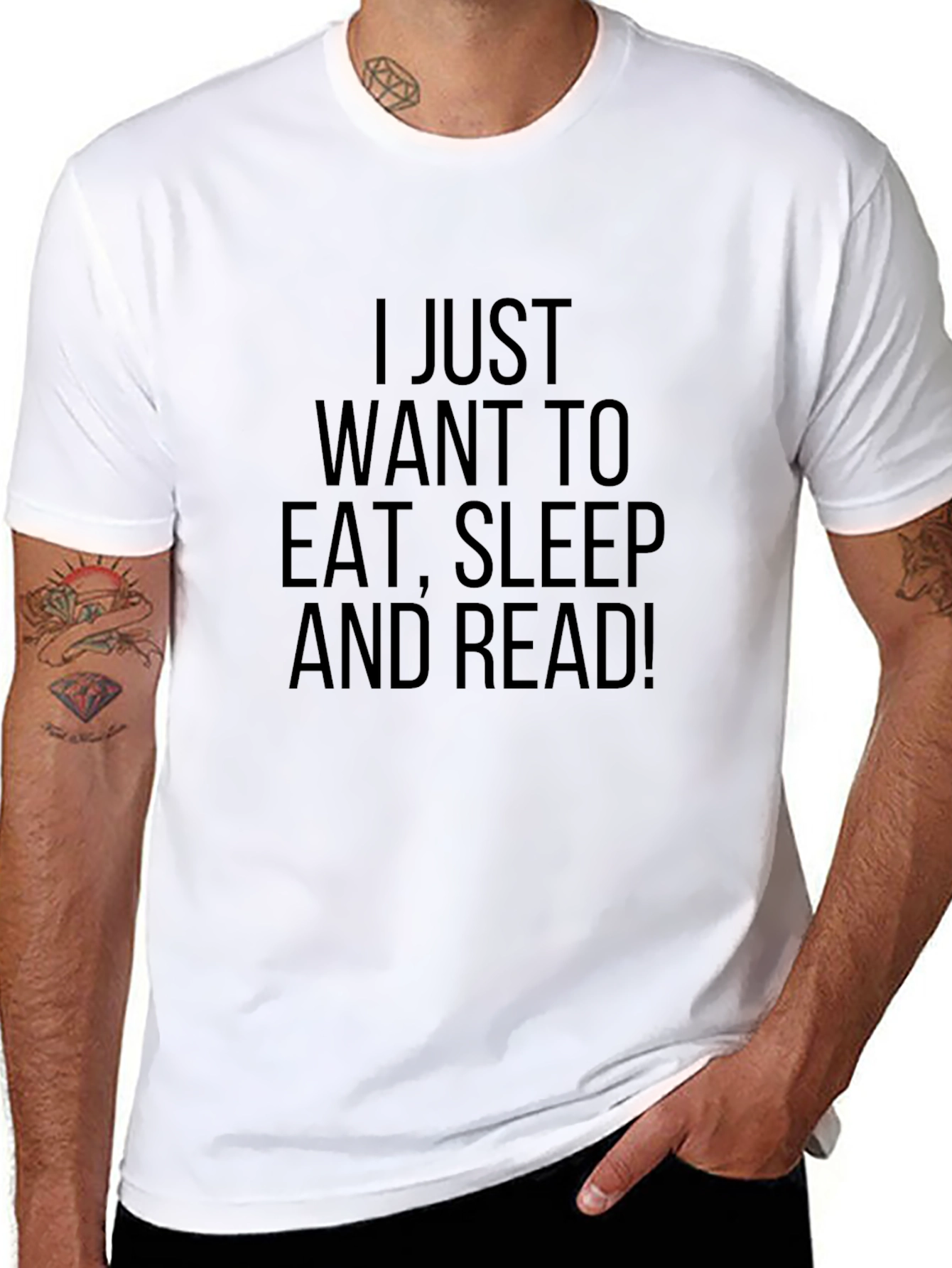 Eat Sleep Read! Graphic T-Shirt