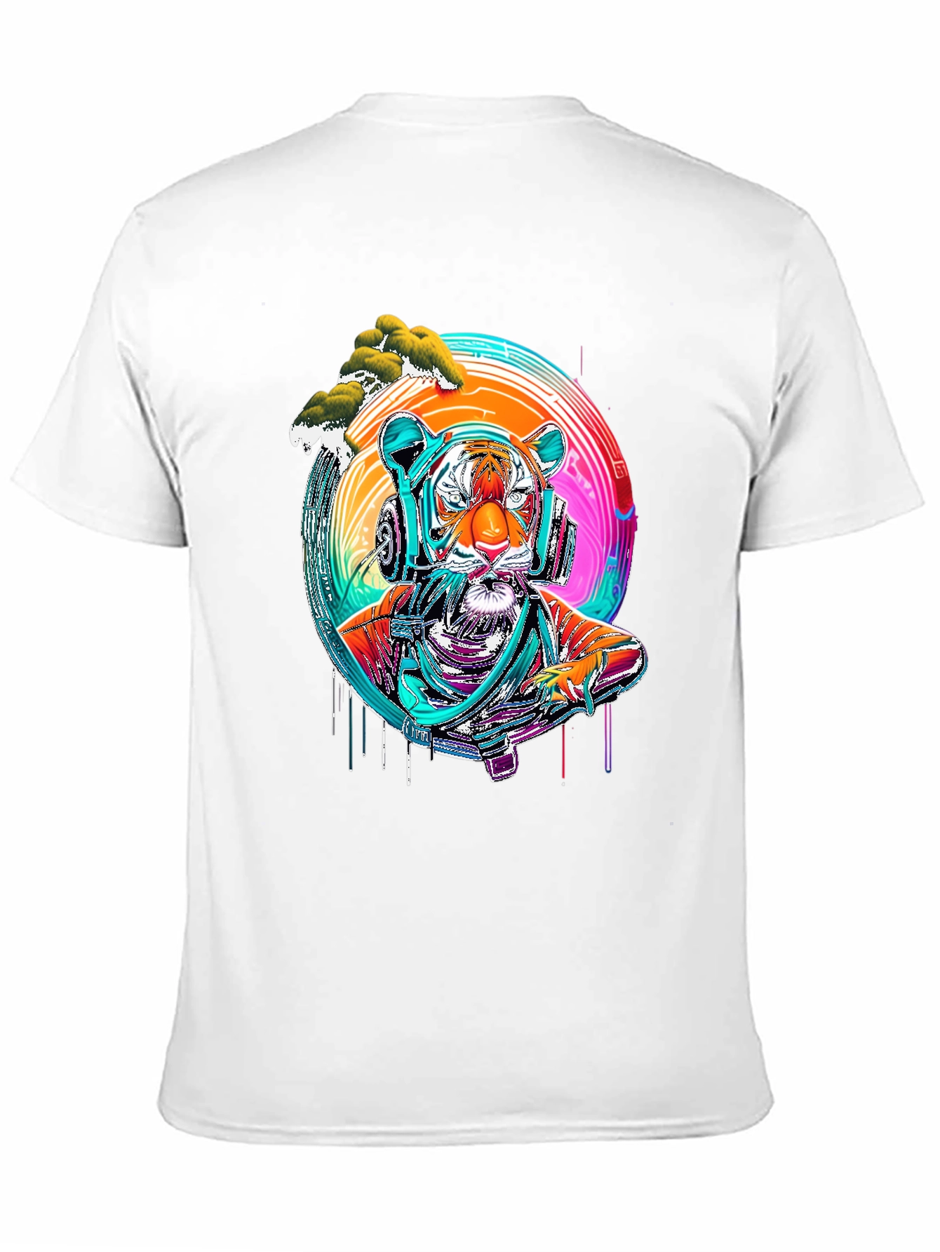 Tiger DJ Graphic Tee - Cool & Trendy