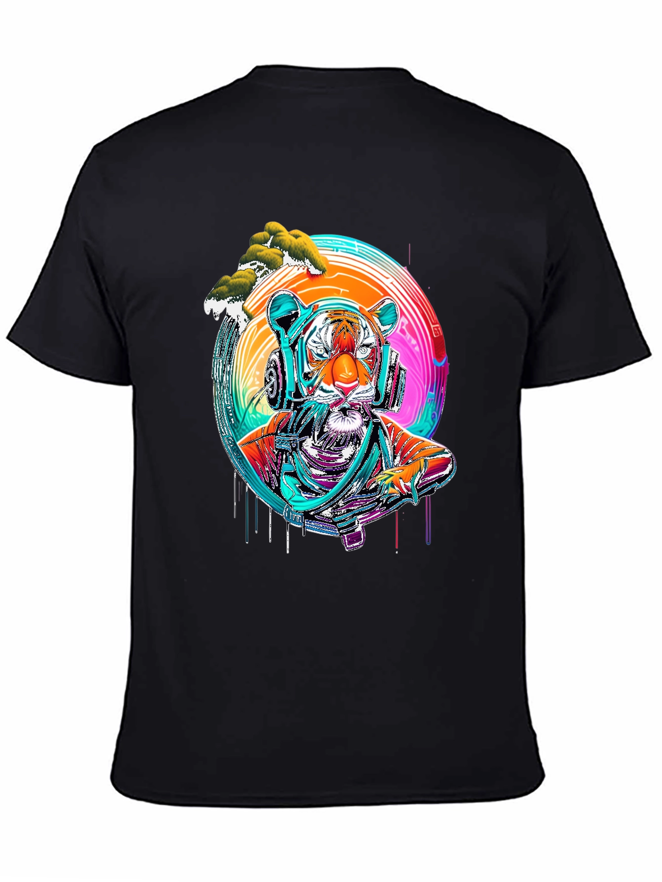 Tiger DJ Graphic Tee - Cool & Trendy