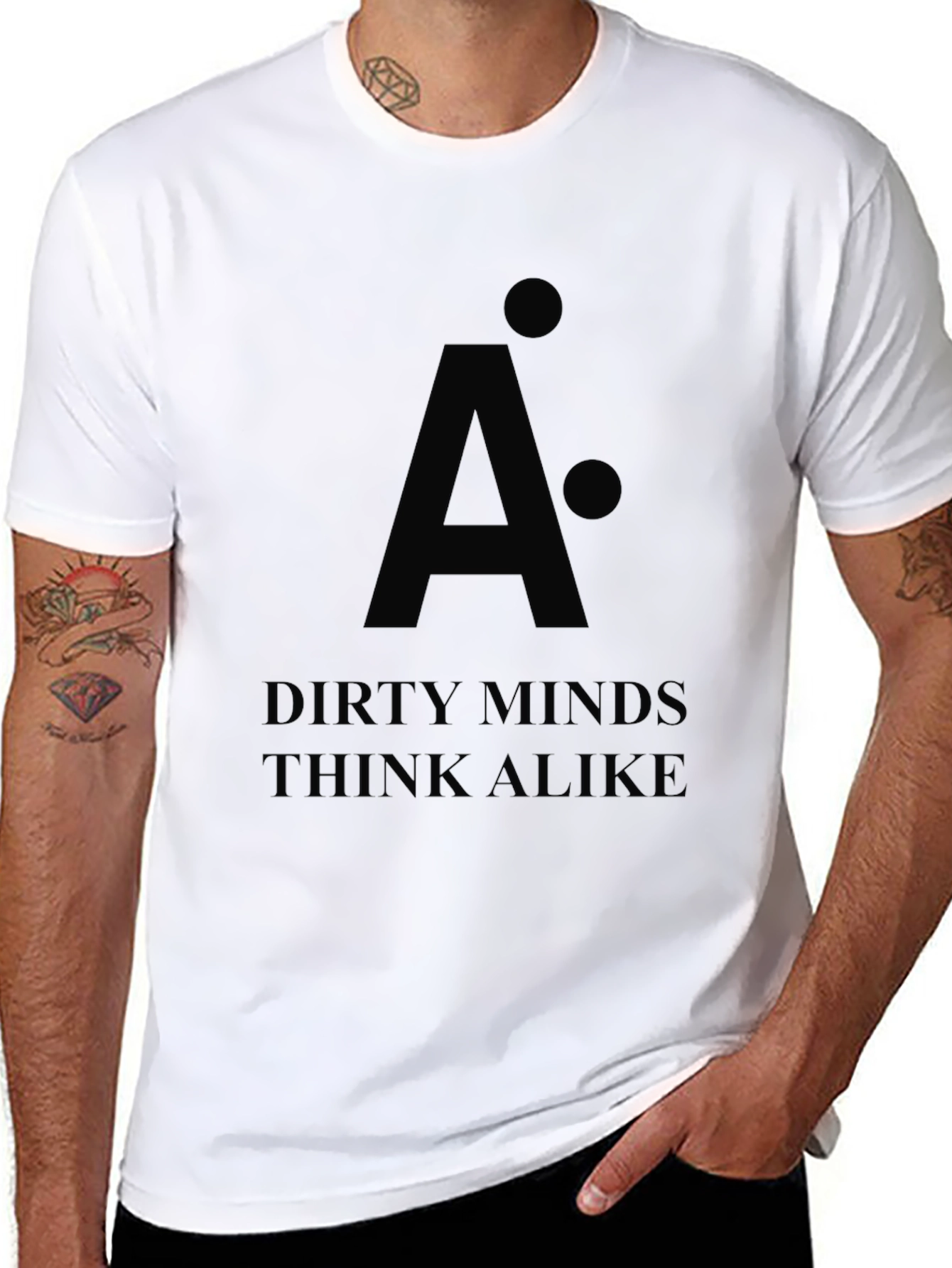 Dirty Minds Think Alike Black T-Shirt