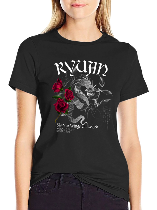 Ryujin Shadow Wings Unleashed Graphic Tee