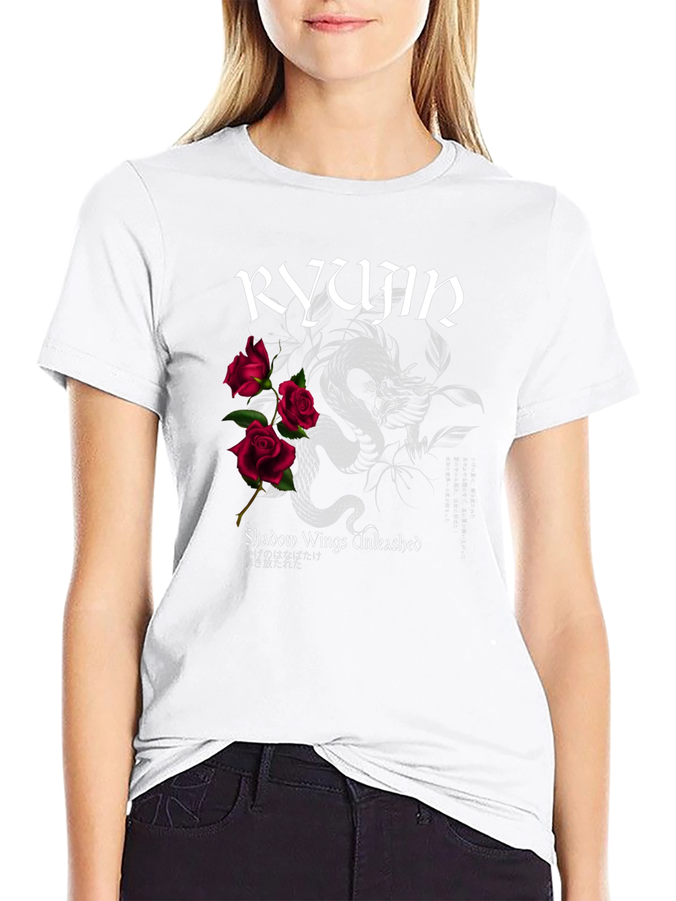 Ryujin Shadow Wings Unleashed Graphic Tee