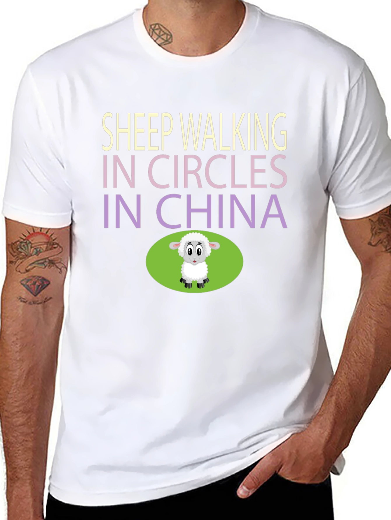Sheep Walking in Circles T-Shirt
