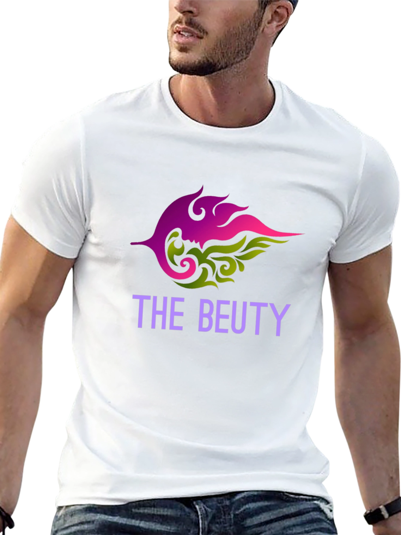 The Beuty Black T-Shirt - Stylish Graphic Tee