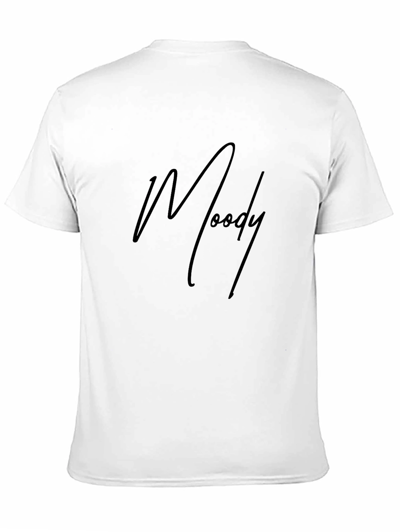Moody Black Graphic Tee - Mens Fashion