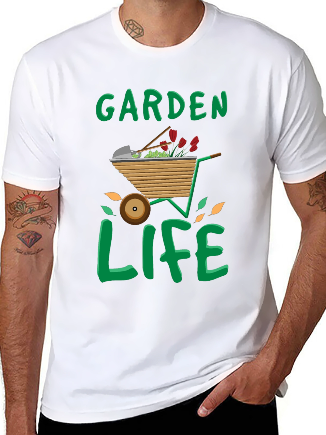Garden Life Graphic Tee - Gardening Enthusiast Shirt
