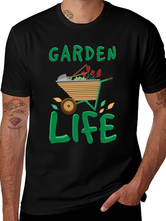 Garden Life Graphic Tee - Gardening Enthusiast Shirt