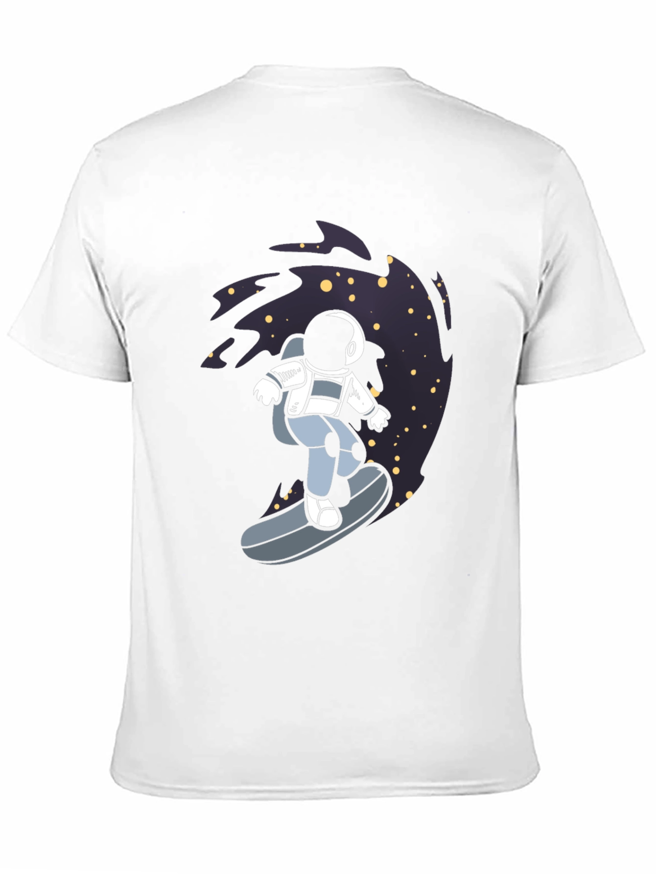 Astronaut Surfing T-Shirt - Space Adventure Tee