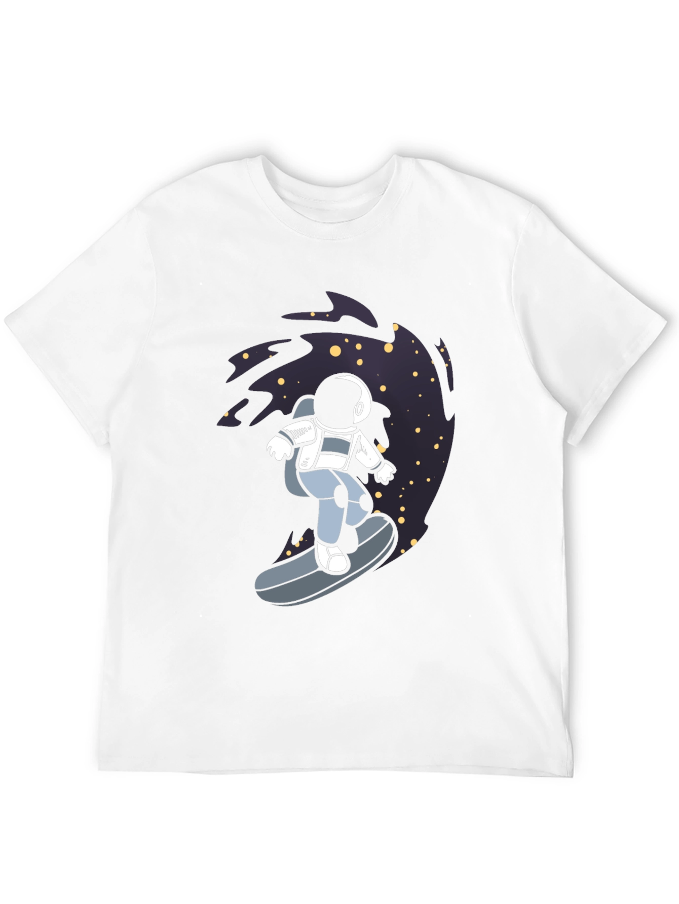 Astronaut Surfing T-Shirt - Space Adventure Tee