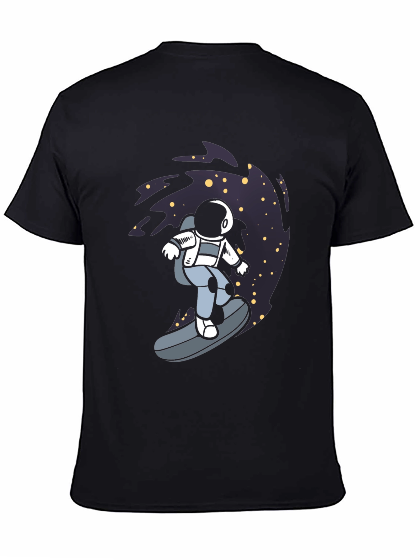 Astronaut Surfing T-Shirt - Space Adventure Tee