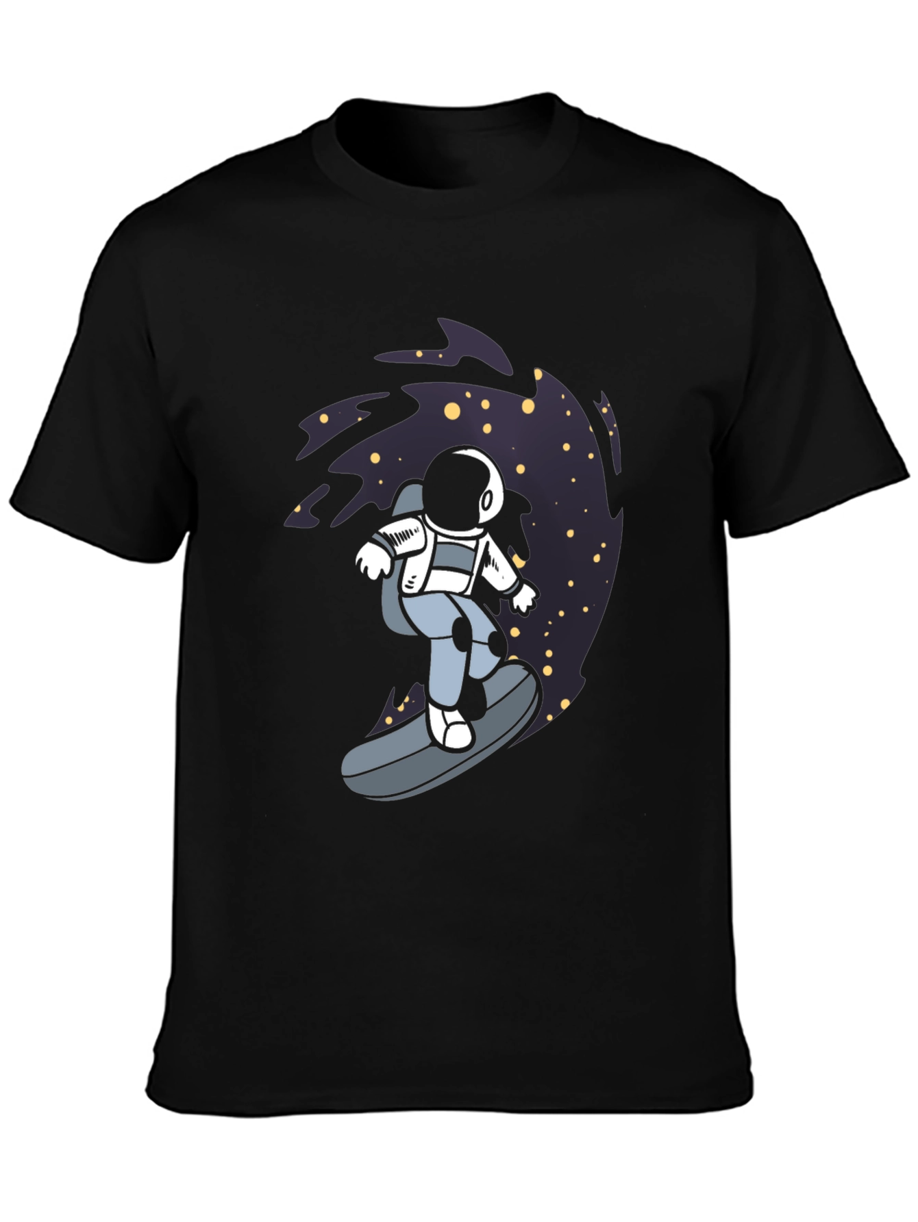 Astronaut Surfing T-Shirt - Space Adventure Tee