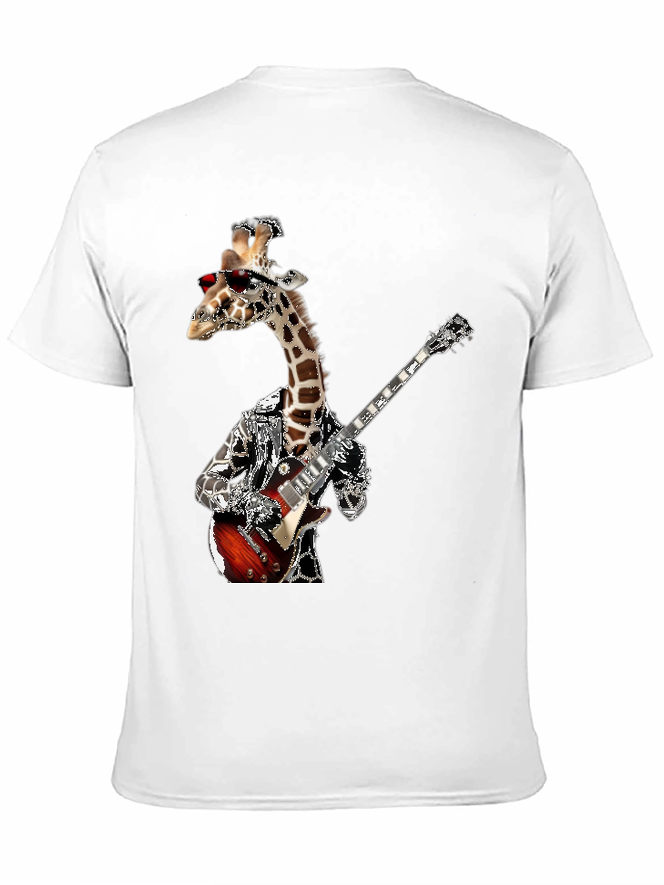 Giraffe Guitarist Graphic Tee