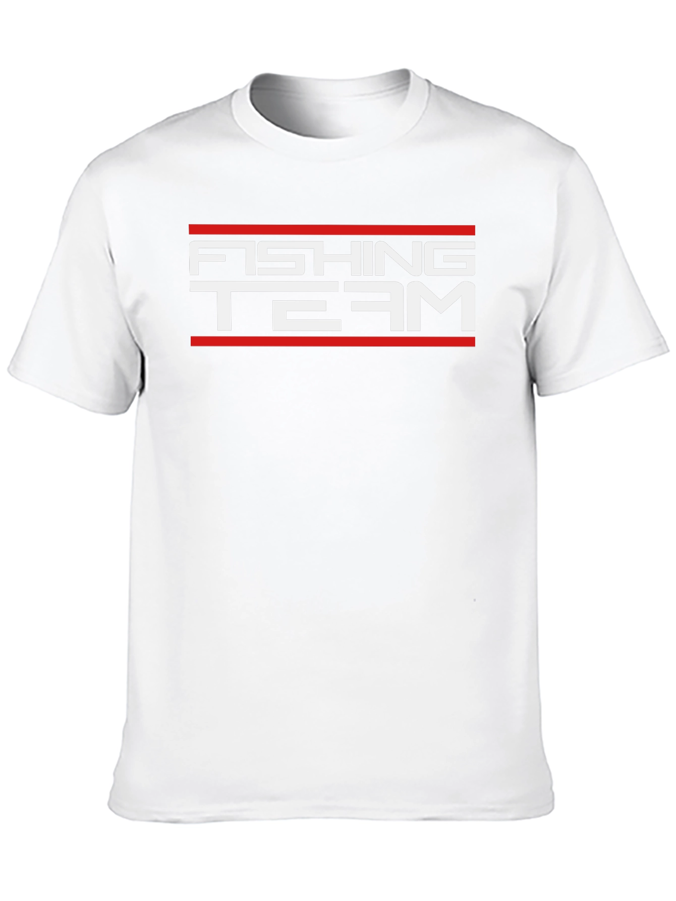 Fishing Team Graphic T-Shirt - Black