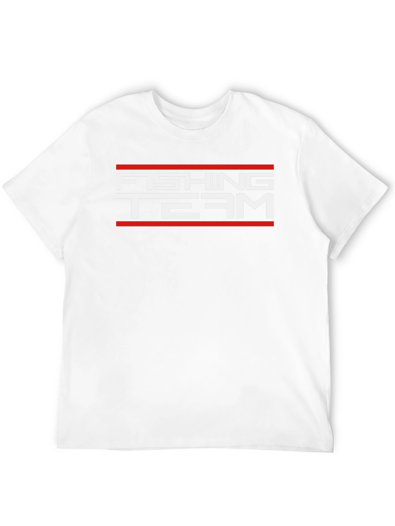 Fishing Team Graphic T-Shirt - Black