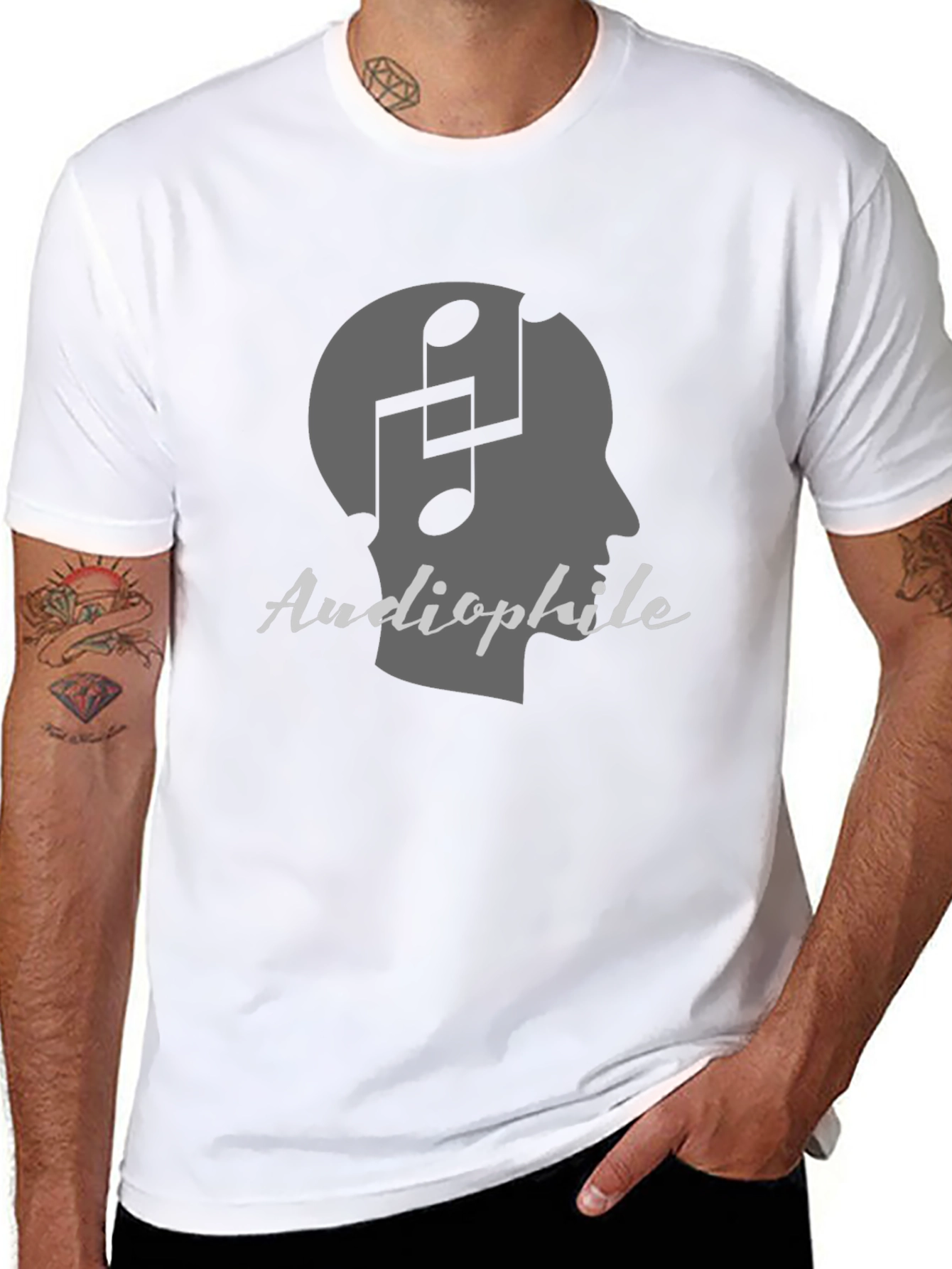 Audiophile Music Lover T-Shirt - Black