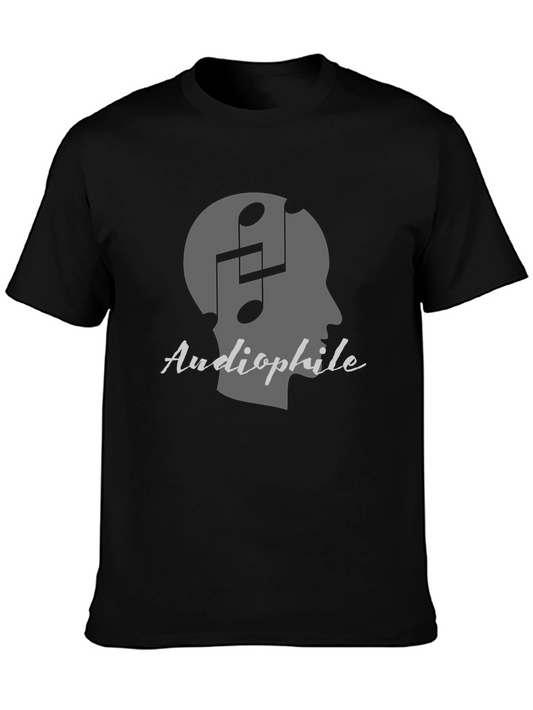 Audiophile Music Lover T-Shirt - Black