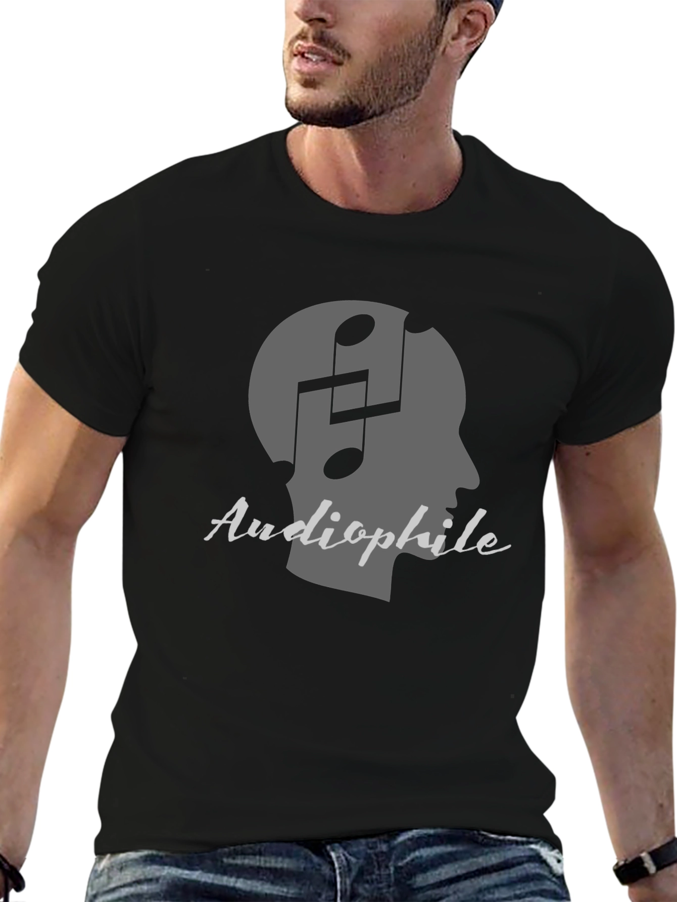 Audiophile Music Lover T-Shirt - Black