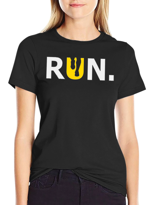 Run Graphic Tee - Motivational Runners T-Shirt