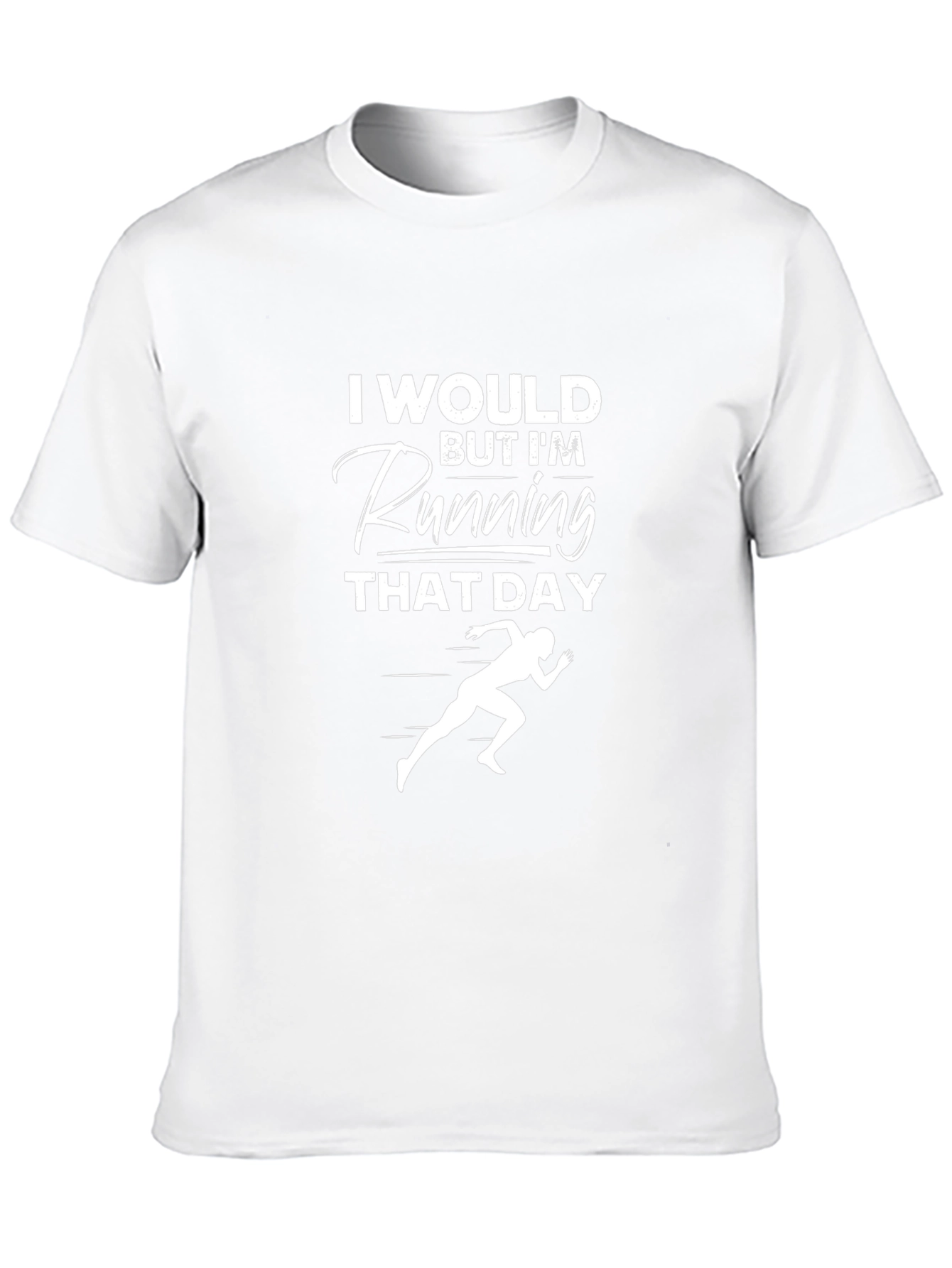 Running Day Graphic Tee - Black Cotton T-Shirt