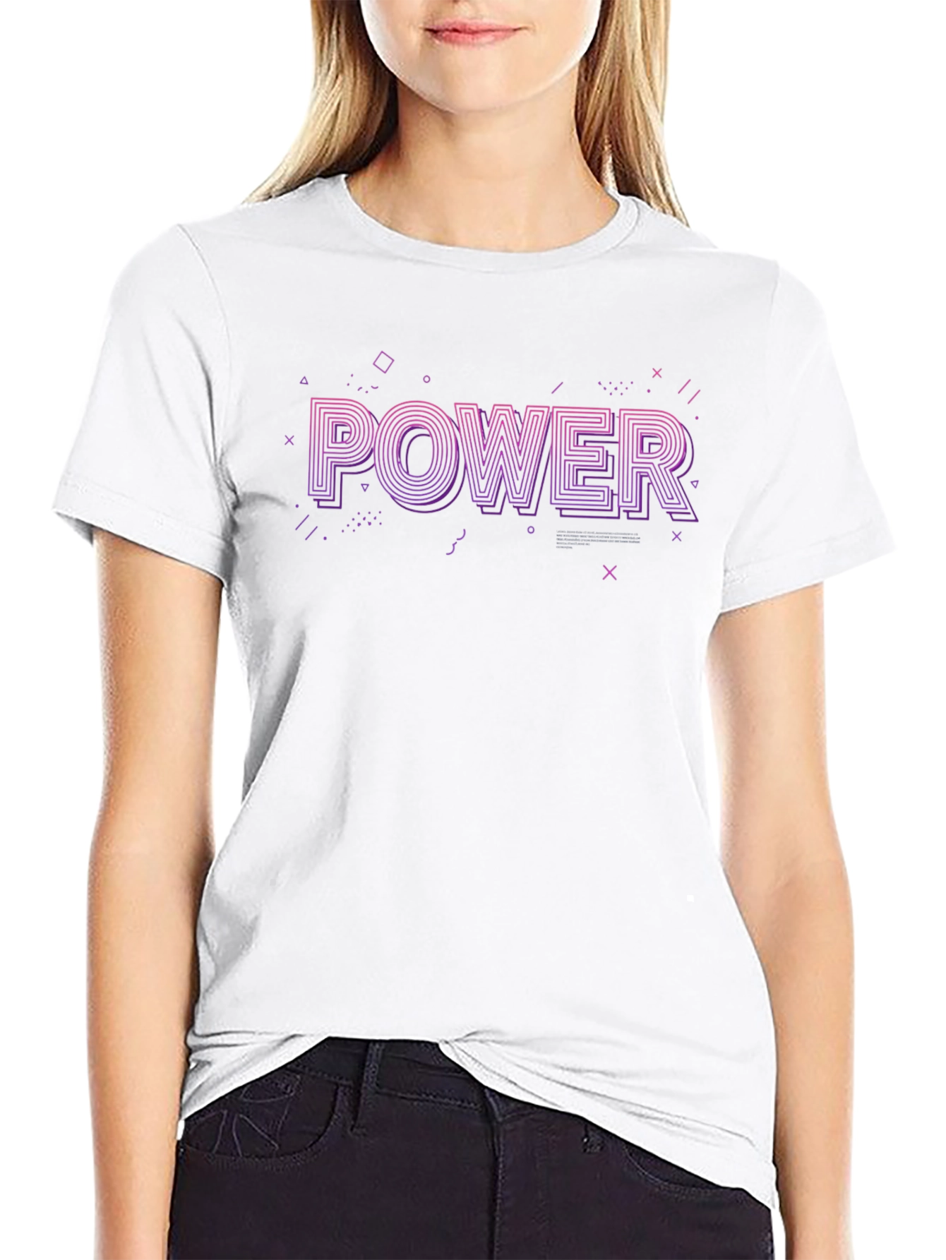 Geometric Power Graphic Tee