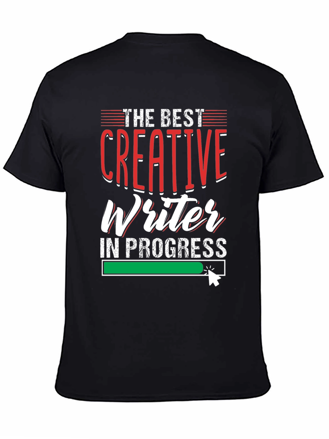 Creative Writer In Progress Black T-Shirt