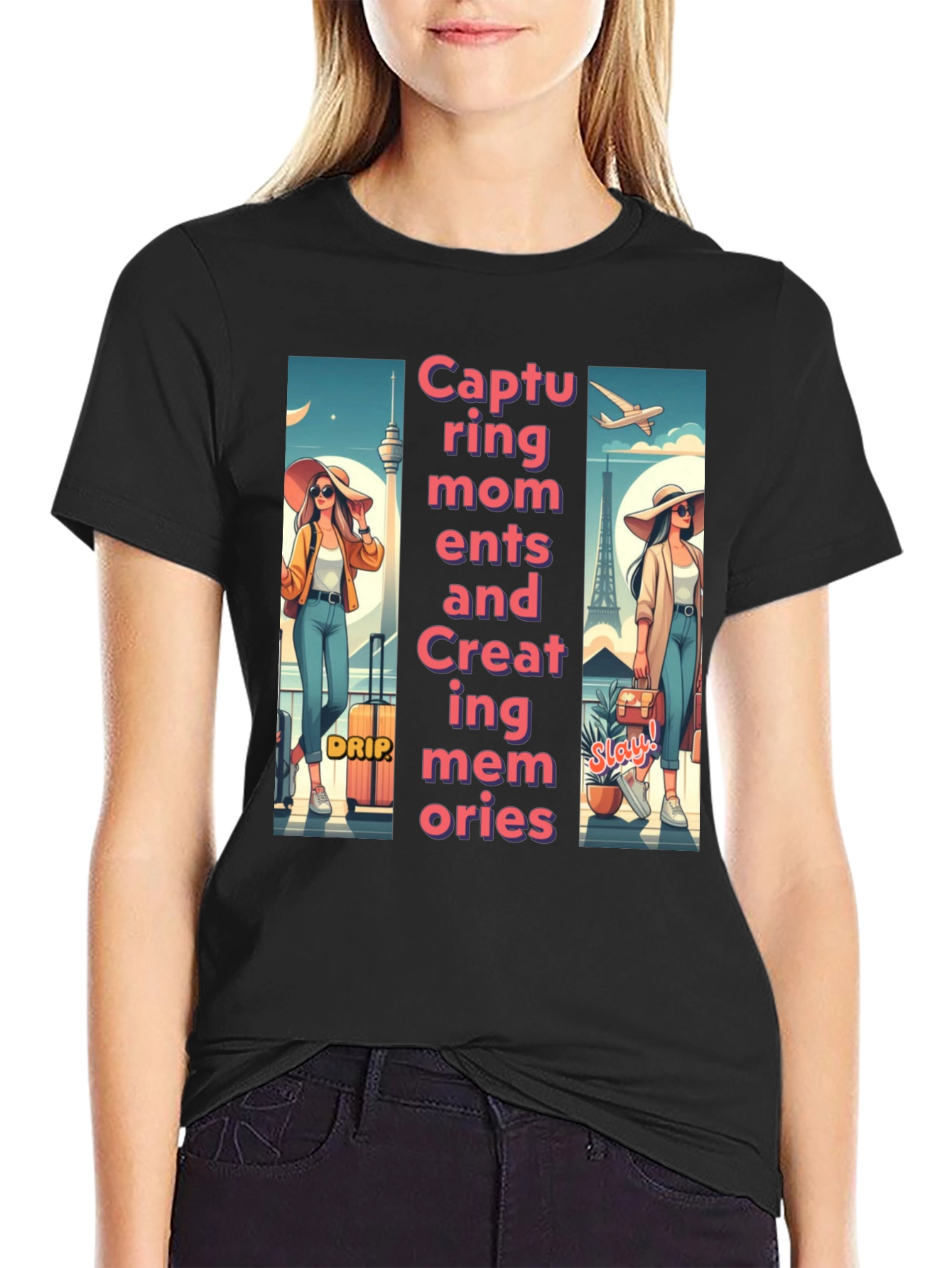 Trendy Travel Tee: Capturing Moments & Creating Memories