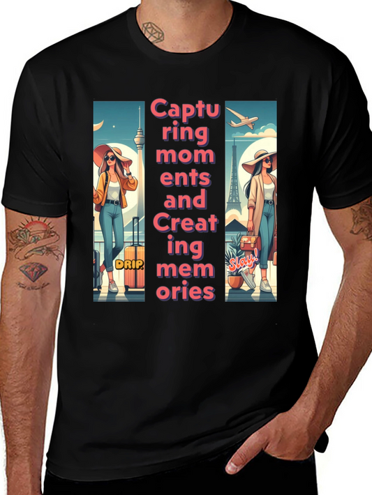 Trendy Travel Tee: Capturing Moments & Creating Memories